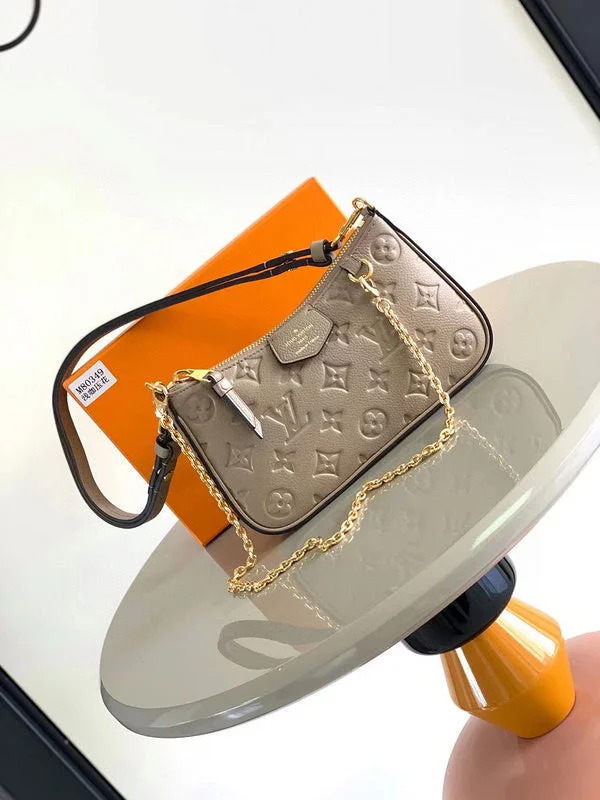 Louis Vuitton Alma bags with a monogram - embossed leather surfaceLouis Vuitton Bags