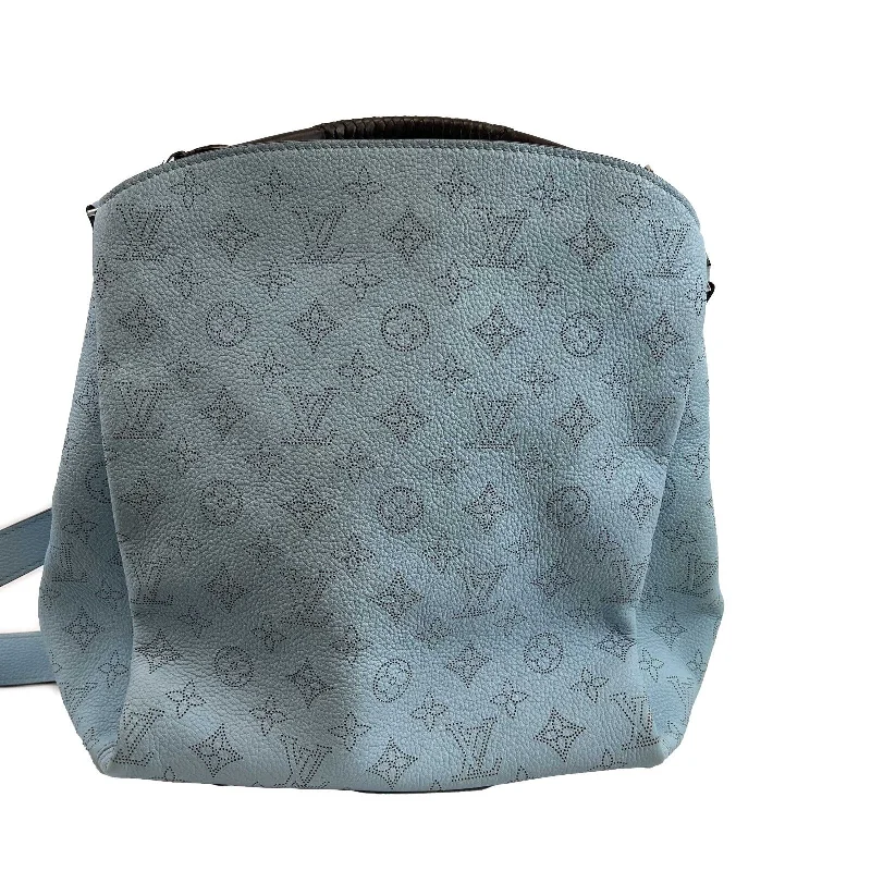 Ladies Louis Vuitton shoulder bags with a single - handle silhouetteLOUIS VUITTON Babylone PM Crossbody Handbag Mahina Leather 2Way