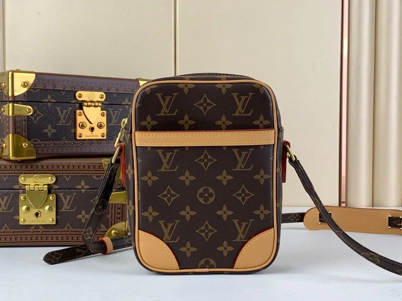 Louis Vuitton tote bags with a printed LV logo on the front for brand visibilityLouis Vuitton Bags