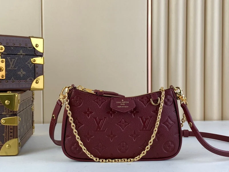 Louis Vuitton crossbody bags in a bold red color for a statementLouis Vuitton Bags