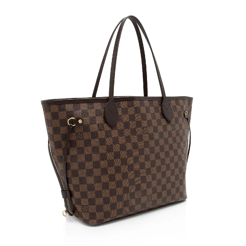 Louis Vuitton bags with a front - flap pocket for quick - access itemsLouis Vuitton Damier Ebene Neverfull MM Tote (VTXzQN)