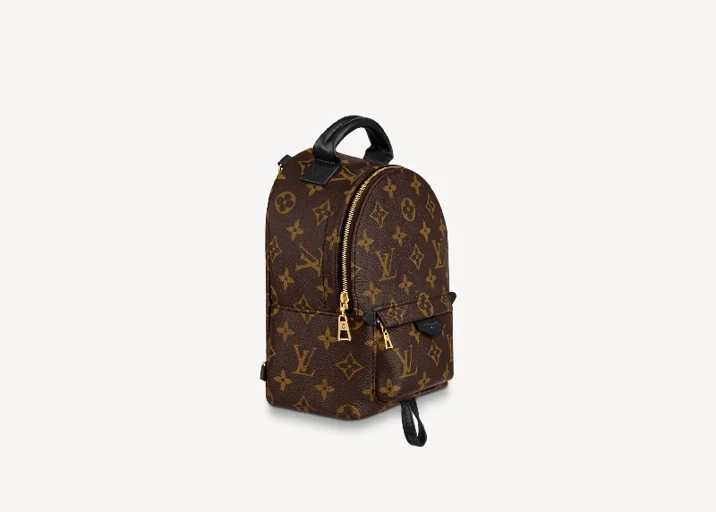 Louis Vuitton handbags with a metal - framed clasp for durabilityLOUIS VUITTON MONOGRAM PALM SPRINGS MINI BACKPACK