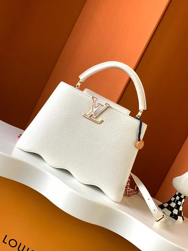 Louis Vuitton handbags with a metal - framed clasp for durabilityLouis Vuitton Bags