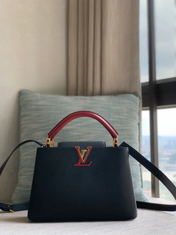 Ladies Louis Vuitton Capucines bags with gold - toned hardwareLouis Vuitton Bags