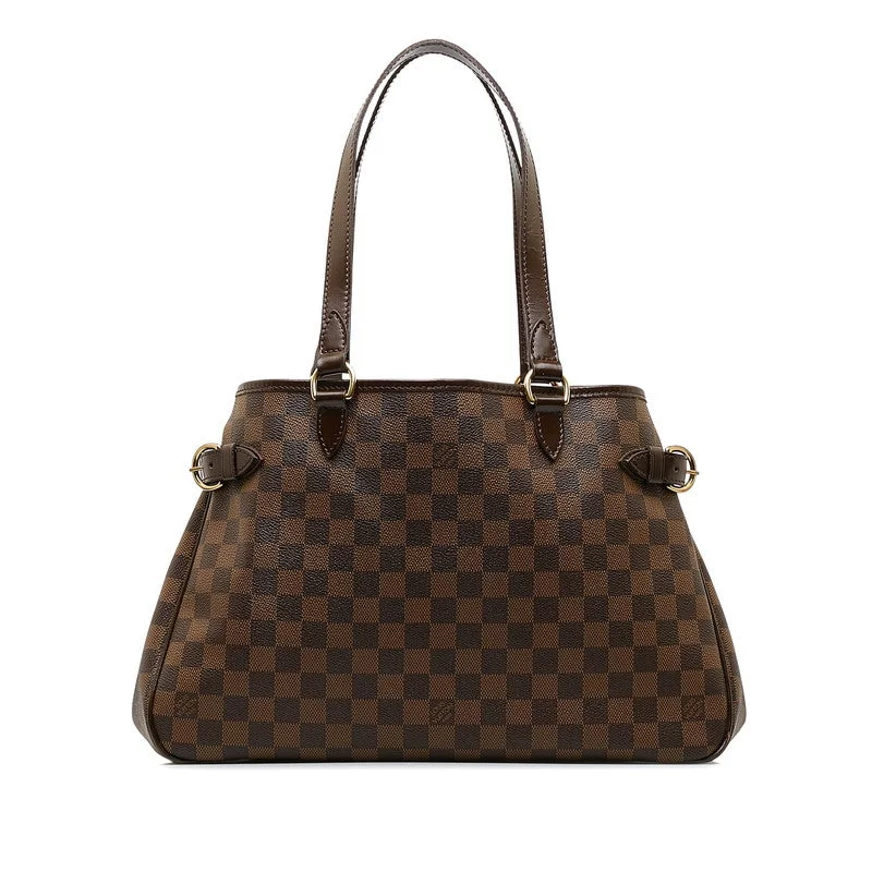 Louis Vuitton bags with a chain - link trim and a leather body for a modern edgeLouis Vuitton Batignolles Horizontal in Damier N48179 Brown