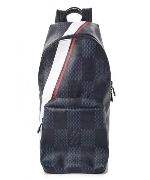 Medium - sized Louis Vuitton tote bags for work and shoppingLouis Vuitton Apollo Backpack Damier Cobalt Canvas Red