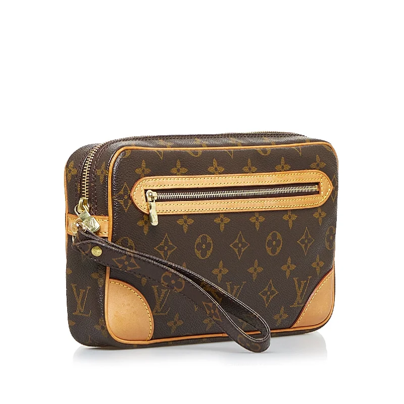 Ladies Louis Vuitton Capucines bags with gold - toned hardwareLouis Vuitton Marly Dragonne GM Monogram Canvas