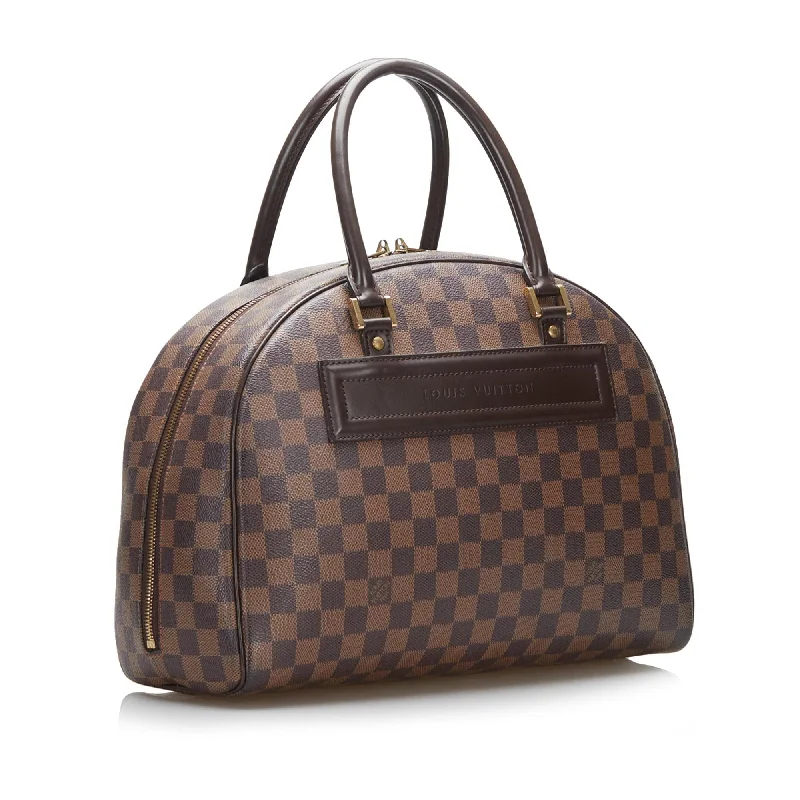 Louis Vuitton backpacks with a padded back panel for comfort during long - wearLouis Vuitton Damier Ebene Nolita (9HfBwx)