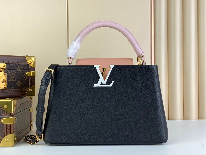 Louis Vuitton Alma bags with a leather - wrapped handle for a luxurious feelLouis Vuitton Bags