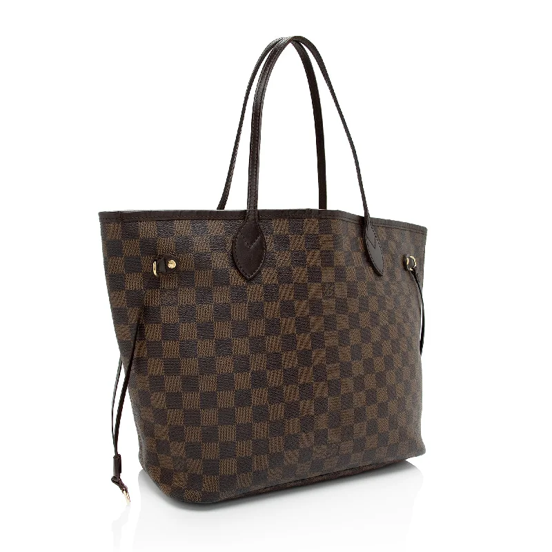 Louis Vuitton backpacks with a multi - pocket organization for functionalityLouis Vuitton Damier Ebene Neverfull MM Tote (We5zC7)