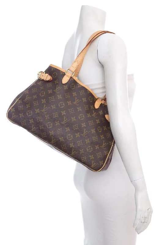 Louis Vuitton bags with a zippered interior pocket for better organizationLouis Vuitton Brown Monogram Batignolles Horizontal Handbag