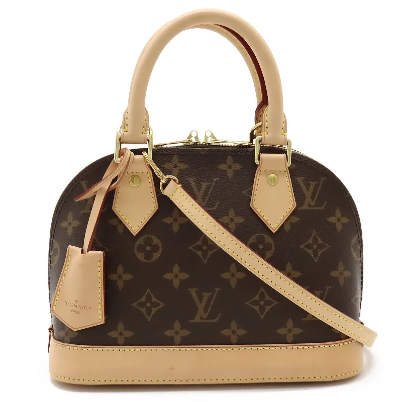 Ladies Louis Vuitton shoulder bags with a magnetic - closure flap for easeLouis Vuitton Alma BB 2WAY Shoulder Bag Monogram M53152