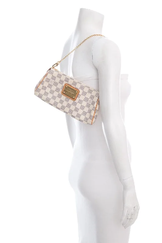 Louis Vuitton backpacks with a padded back panel for comfort during long - wearLouis Vuitton White Damier Cross-Body