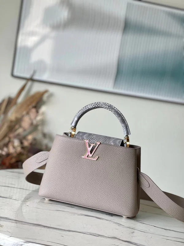 Louis Vuitton bags with a detachable mirror inside for on - the - go touch - upsLouis Vuitton Bags