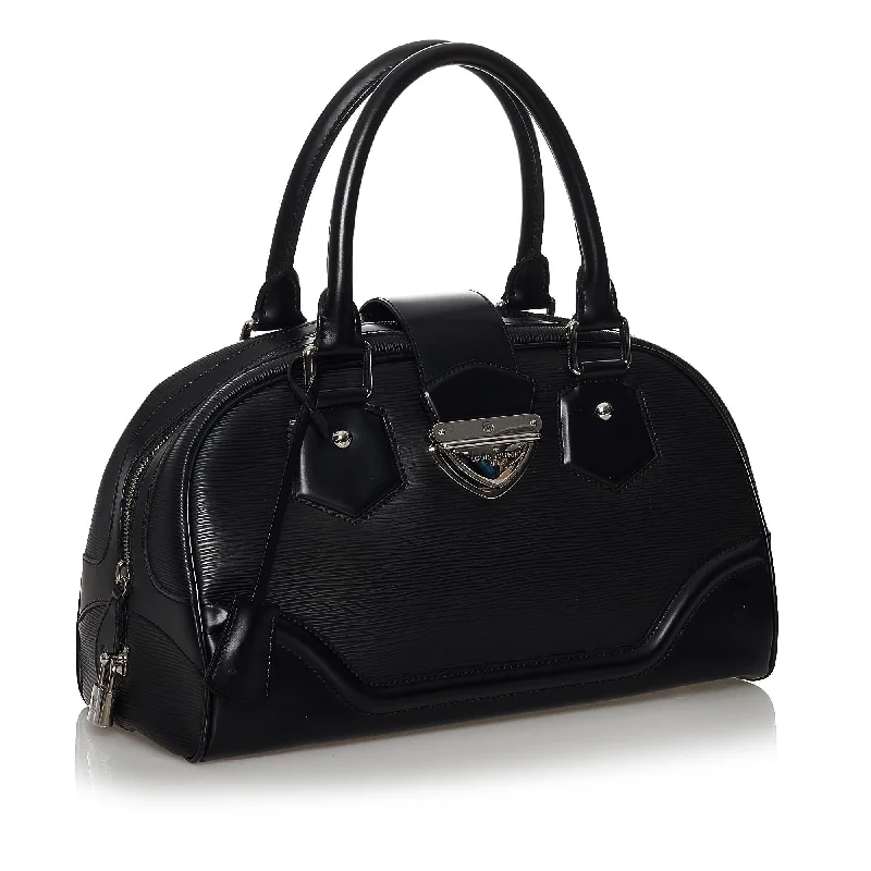 Ladies Louis Vuitton Capucines bags with a detachable shoulder strapLouis Vuitton Epi Bowling Montaigne GM (30190)