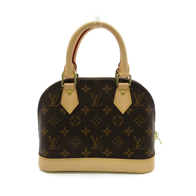 Louis Vuitton Alma bags with a leather - wrapped handle for a luxurious feelLOUIS VUITTON Alma BB Brown Monogram PVC coated canvas M53152