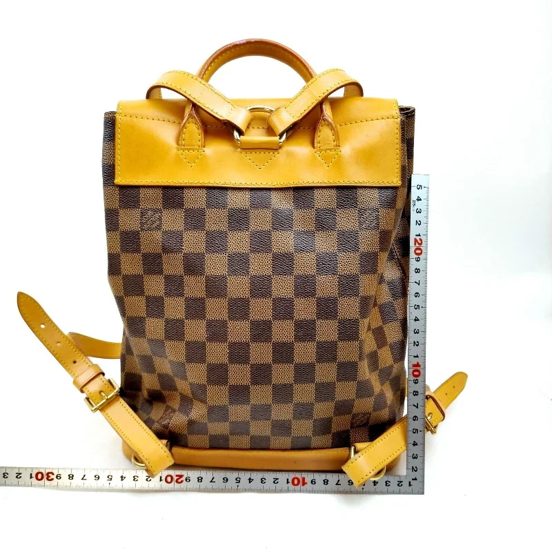 Louis Vuitton handbags with a back - zip pocket for storing valuablesLouis Vuitton Arlequin Brown Damier Backpack