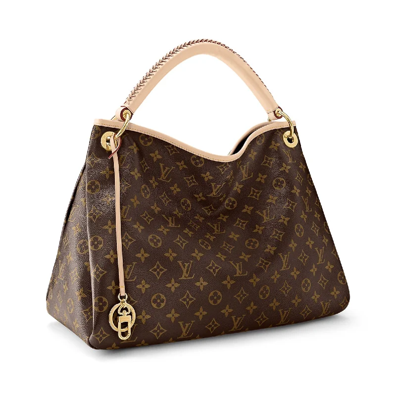 Louis Vuitton Alma bags with a monogram - embossed leather surfaceLouis Vuitton ARTSY NV MM Monogram