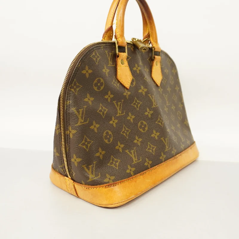 Louis Vuitton backpacks with a padded back panel for comfort during long - wearLOUIS VUITTON Auth  Monogram Alma M51130 Women's Handbag