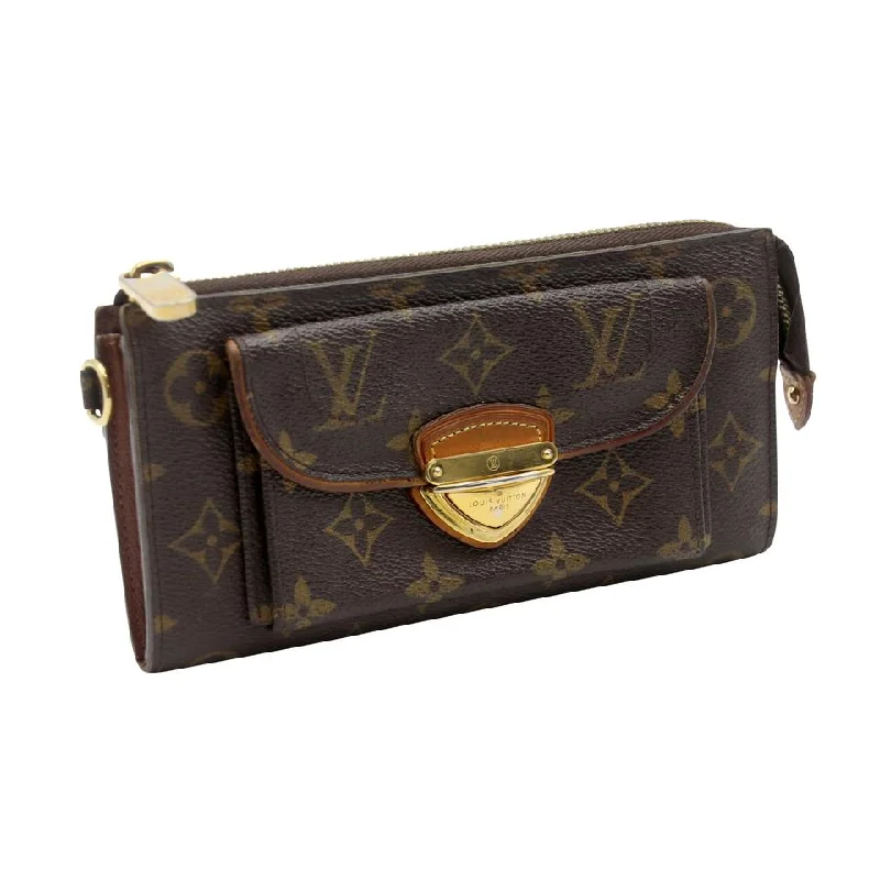 Louis Vuitton handbags with a patent - leather finish for a shiny lookLouis Vuitton Astrid GM Monogram Logo Push-lock Wallet LV-1029P-0010