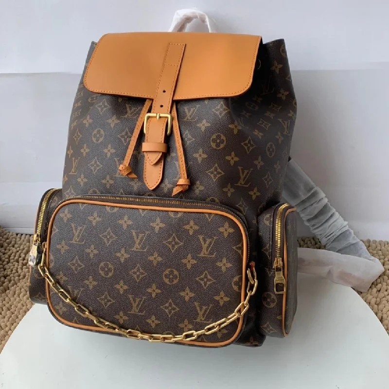 Louis Vuitton crossbody bags with a keychain holder for practicalityLouis Vuitton Backpack Trio Monogram Canvas