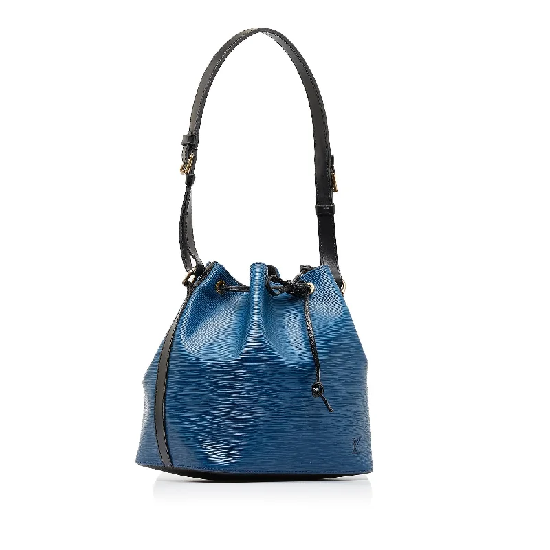 Louis Vuitton Alma bags with a monogram - embossed leather surfaceLouis Vuitton Epi Bicolor Petit Noe (SnkOtT)