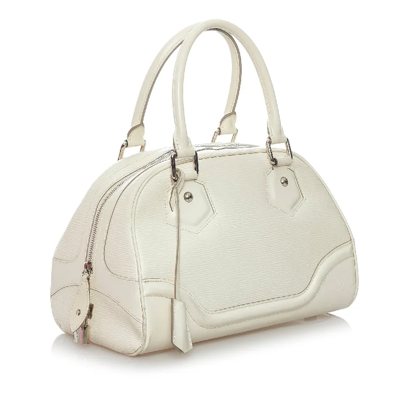 Louis Vuitton Twist bags with a crystal - embellished LV - turnlockLouis Vuitton Epi Bowling Montaigne PM (29903)