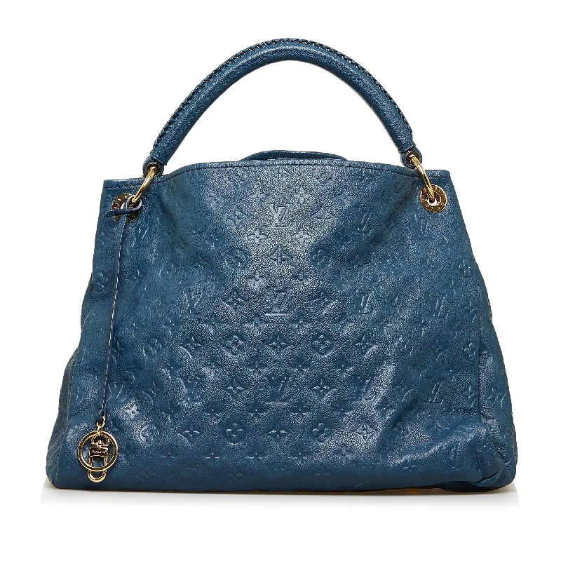 Louis Vuitton backpacks with a sleek, minimalist design for styleLouis Vuitton Arts MM Blue Monogram Empreinte