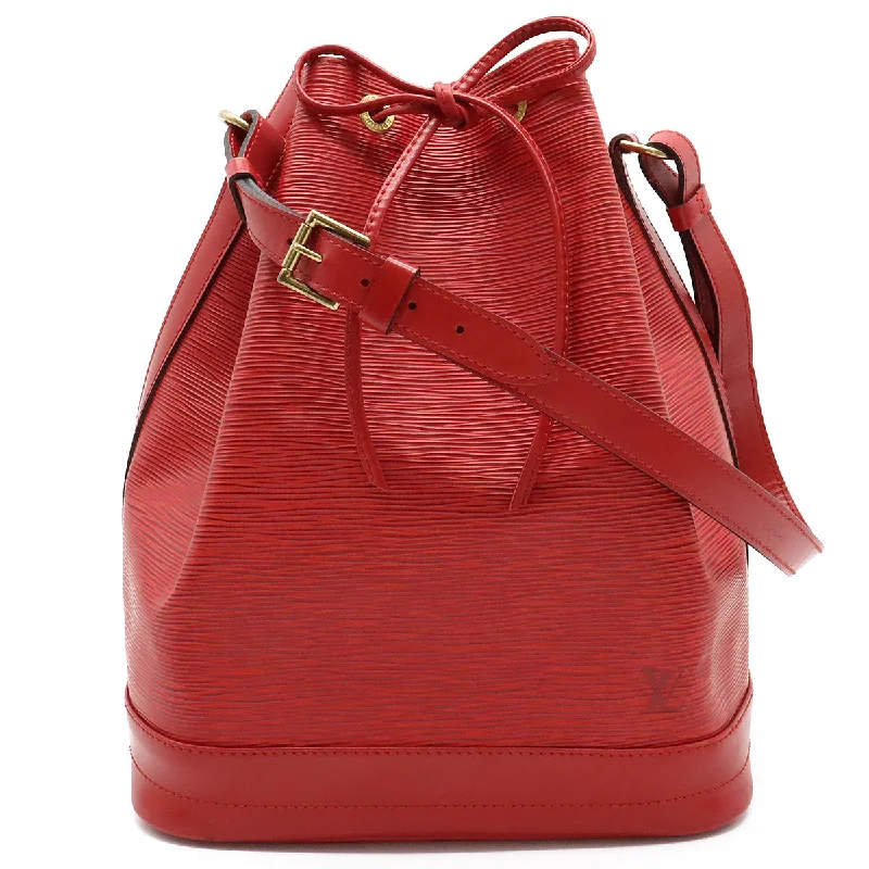 Louis Vuitton bags with a front - flap pocket for quick - access itemsLouis Vuitton Noé Castillian Red Epi M44007