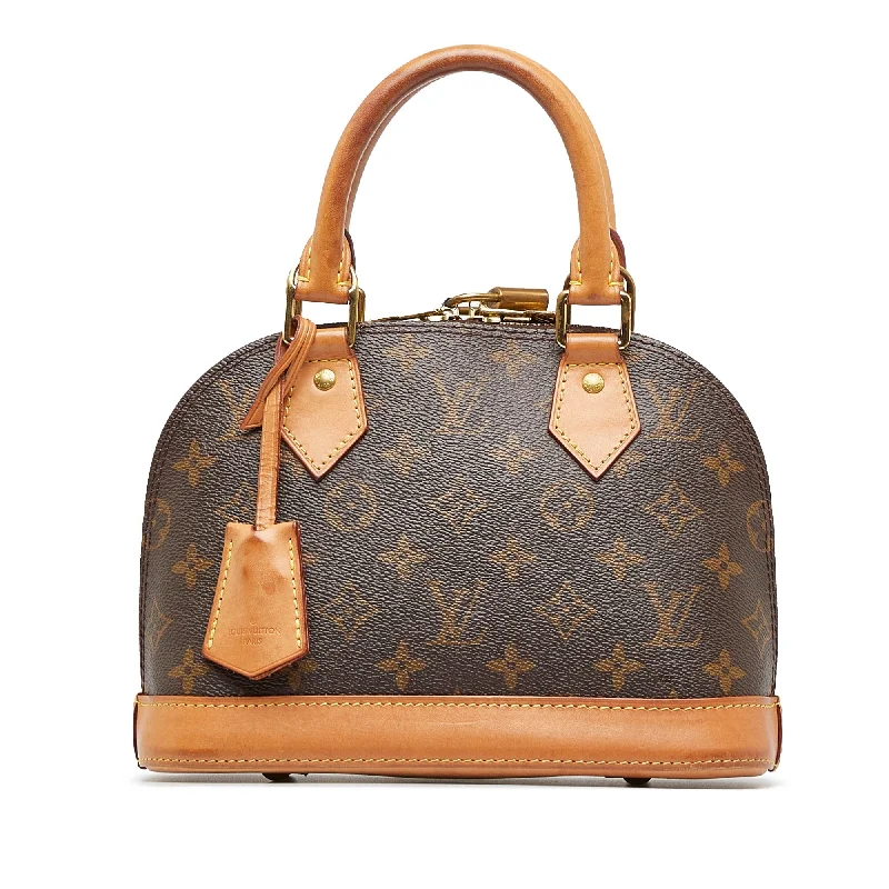 Ladies Louis Vuitton Capucines bags with a detachable shoulder strapLouis Vuitton Alma BB Monogram Canvas