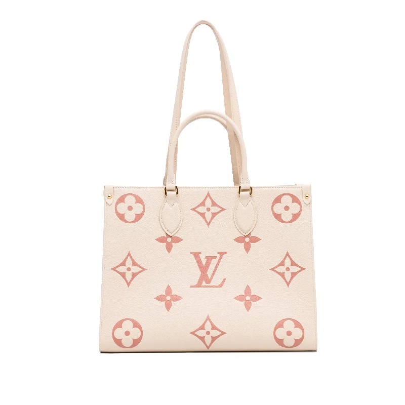 Louis Vuitton handbags with a patent - leather finish for a shiny lookLouis Vuitton Onthego MM Multicolor Monogram Empreinte