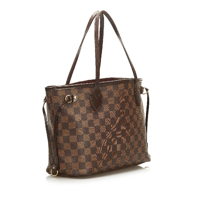 Louis Vuitton handbags with a metal - framed clasp for durabilityLouis Vuitton Damier Ebene Neverfull PM 35151)