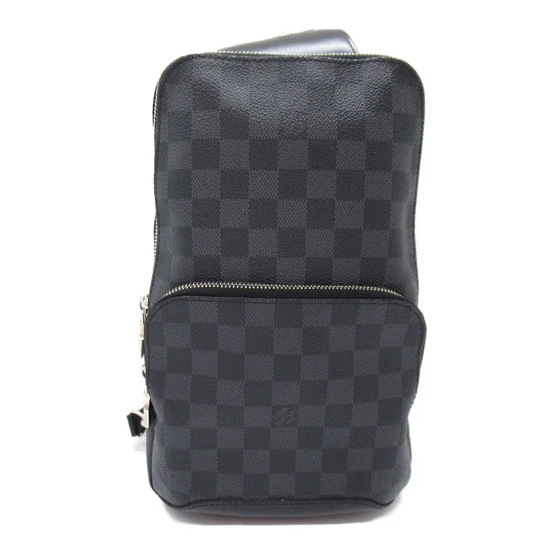 Louis Vuitton Speedy bags in monogram canvas for a classic lookLouis Vuitton Avenue Sling Bag Shoulder Bag Shoulder Bag PVC Coated Canvas Damier Graphite  Grey N41719