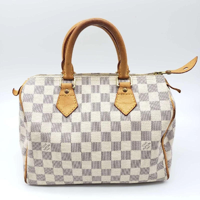 Louis Vuitton Twist bags with the iconic LV - turnlock closureLouis Vuitton Damier Azur Speedy 25 Hand Bag