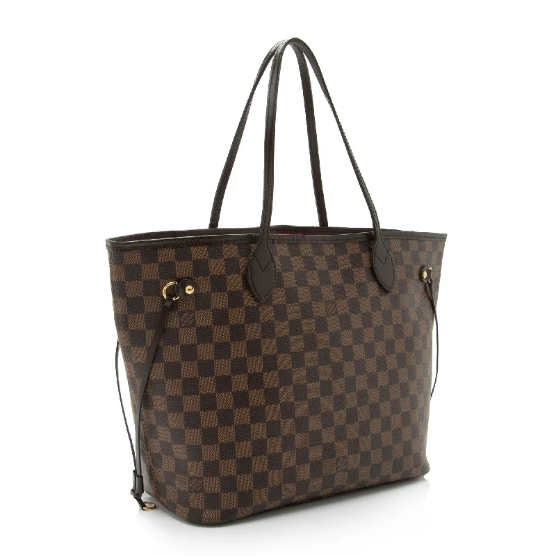 Louis Vuitton backpacks with a sleek, minimalist design for styleLouis Vuitton Damier Ebene Neverfull MM Tote (JgRumD)