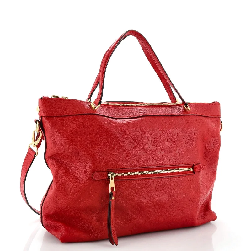 Louis Vuitton tote bags with a double - handle and shoulder - strap optionLouis Vuitton Bastille Bag Empreinte