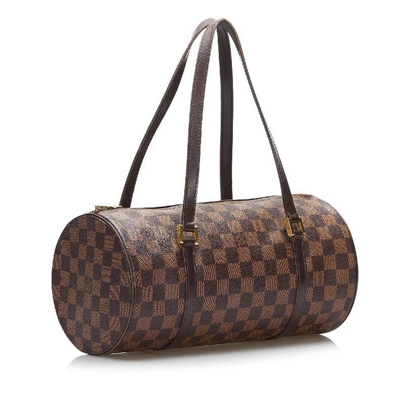 Louis Vuitton bags with a detachable mirror inside for on - the - go touch - upsLouis Vuitton Damier Ebene Papillon (3lKh36)