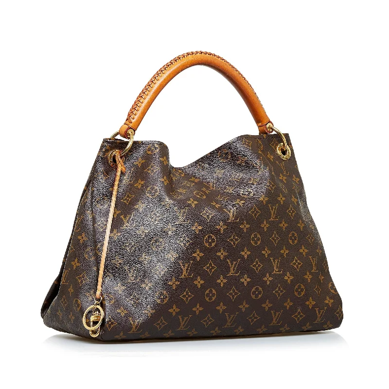 Ladies Louis Vuitton Petite Malle bags with a star - shaped charm for cutenessLouis Vuitton Artsy MM Monogram Canvas