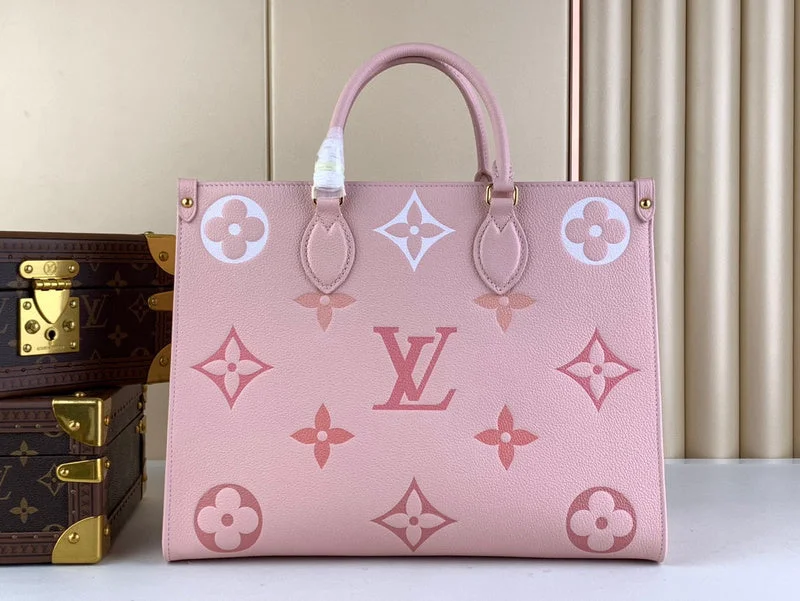 Louis Vuitton Alma bags with a monogram - embossed leather surfaceLouis Vuitton Bags