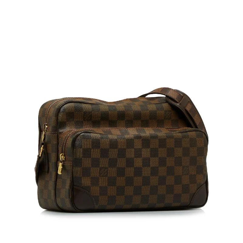 Louis Vuitton backpacks with a hidden back pocket for securityLouis Vuitton Damier Ebene Nile (ylJqFR)