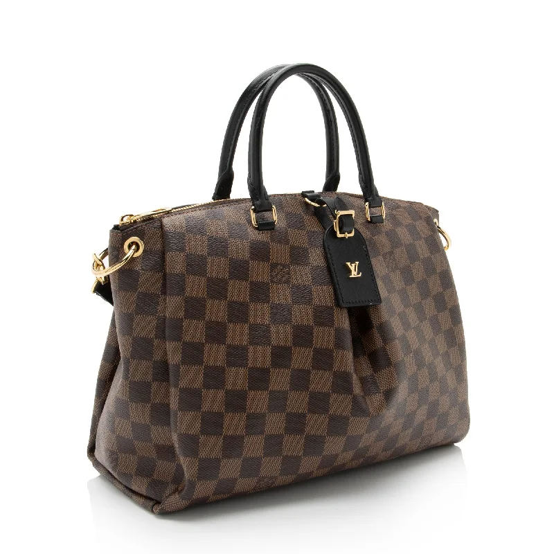 Ladies Louis Vuitton Capucines bags with a detachable shoulder strapLouis Vuitton Damier Ebene Odeon MM Tote (eLE9KM)