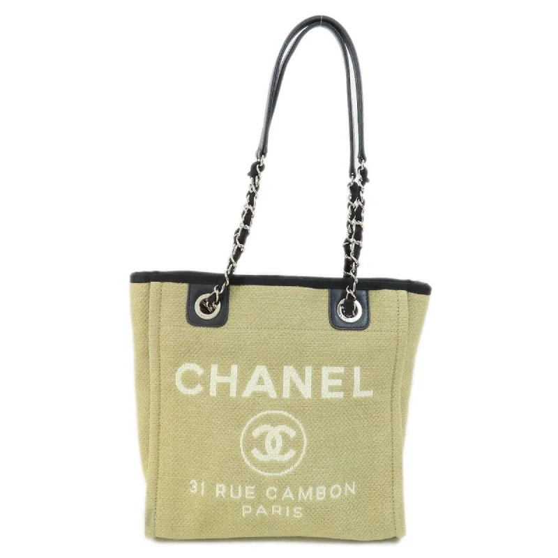 Chanel New Arrival Handbag with Gold HardwareChanel Deauville Tote Bag Canvas Women's