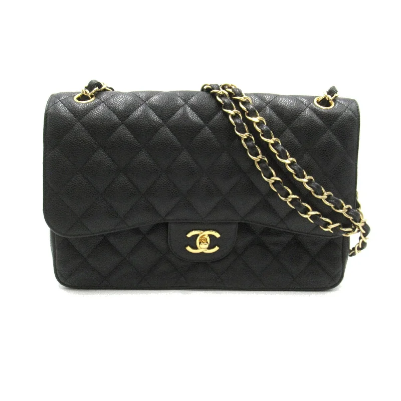 Chanel bags with the perfect balance of luxury and functionalityCHANEL Deca Matelasse Chain Shoulder Bag Caviar Skin (Grained Calf) Women's Black