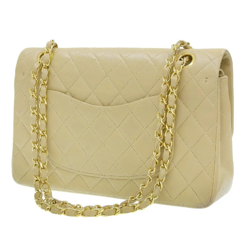 Chanel bags with iconic stitching detailsCHANEL here mark matelasse 25 chain shoulder double flap A01112