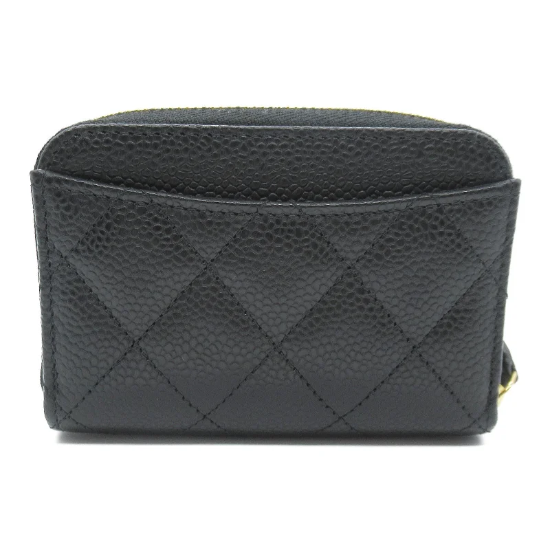 Chanel All - Match Handbag for Versatile StylingChanel Coincase Coincase Wallet Caviar S  Black AP0216