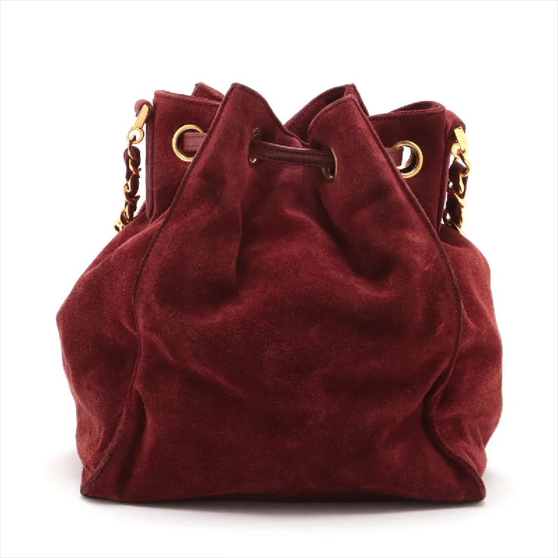 Chanel bags that pair perfectly with any outfitChanel Coco Suede Handle Shoulder Bag Bordeaux G  3rd