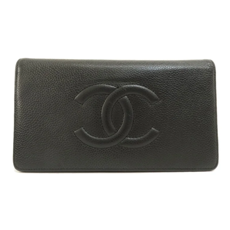 Chanel bags for women who appreciate fine craftsmanshipChanel Coco Mark Long Wallet Caviar Skin Ladies