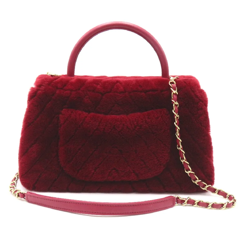 Chanel bags available at online luxury retaileChanel Coco Handle 2w Shoulder Shoulder Bag Leather  Bordeaux AP044283