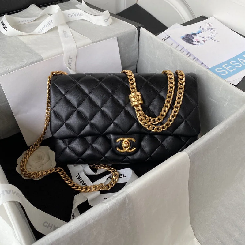 Chanel bags with leather and tweed combinationsChanel Bags