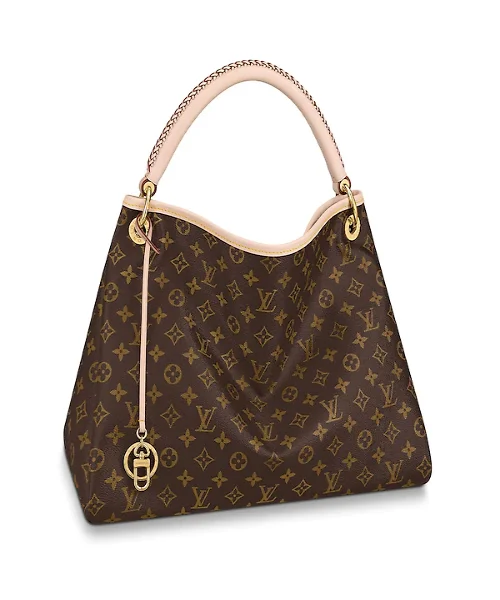 Louis Vuitton Twist bags with a contrast - colored interior for visual interestLouis Vuitton Artsy MM Monogram